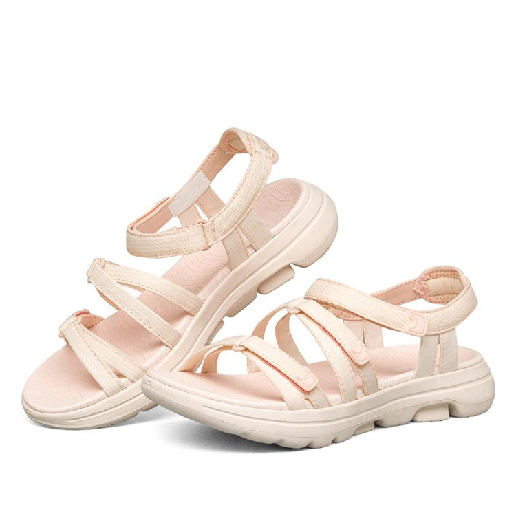Summer New Arrivals 2021 Fashion Simple Style Custom Lady Pink Rope Sandals For Women