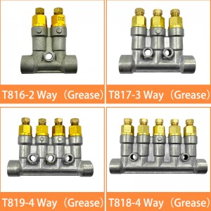 T86 PosItive Displacement single line volumetric grease oil fitting injector distributor separator valve lathe/cnc machine