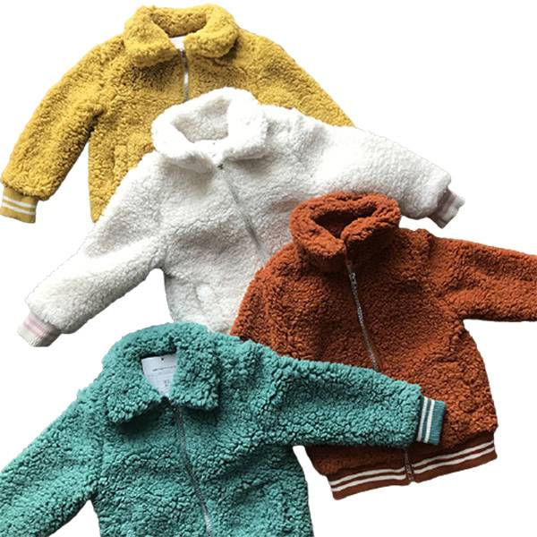 Girl’s teddy fleece coat Featured Image