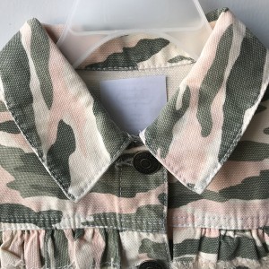Special canvas camouflage jacket