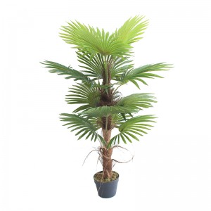 New Arrival  Plastic Palm Plants Factory Artificial Palm Tree For Indoor Decoration