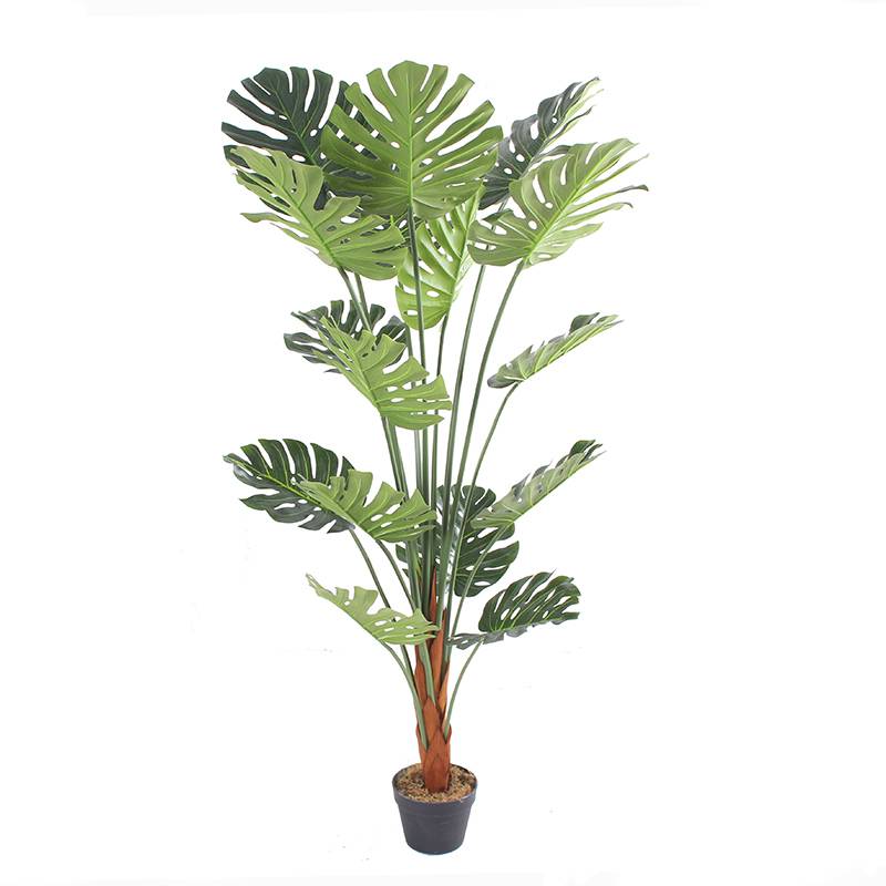 China wholesale Fake Bonsai Tree - artificial monstera plants new design hot selling  – JIAWEI