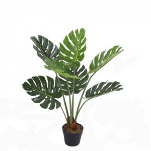 Good Quality Fake Fiddle Leaf Fig Tree -  artificial monstera plants new design hot selling  – JIAWEI