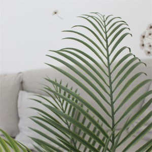 Plastic areca palm artificial green plant for wholesale