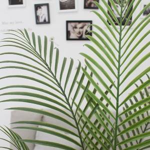 Hot sale Plastic palm plants factory artificial palm tree for indoor decoration