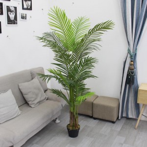 Hot sale artificial palm tree for home garden decor 150cm artificial palm tree plants for shopping mall sale
