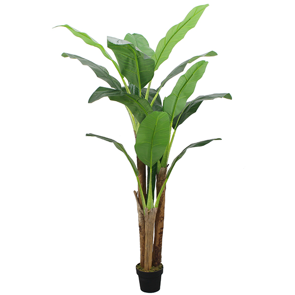 China OEM Faux Hanging Plants - Artificial banana tree for indoor decoration PEVA leaf – JIAWEI