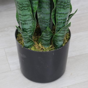 Hight quality evergreen artificial mini sansevieria snake indoor plant