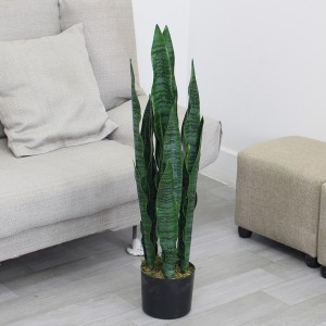 new design dark green decorative artificial sansevieria plants tree for sale