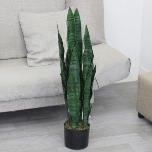 new design dark green decorative artificial sansevieria plants tree for sale