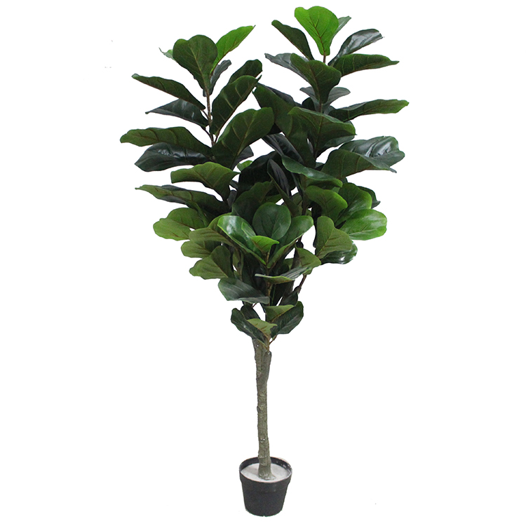Factory wholesale Artificial Boxwood Tree Topiary - New Artificial Plants Indoor Artificial Fiddle Leaf Fig Tree Ficus Lyrata for Amazon Online Hot Selling – JIAWEI
