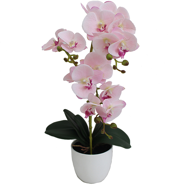 2019 High quality Outdoor Artificial Flowers - artificial orchid bonsai plant 50cm – JIAWEI