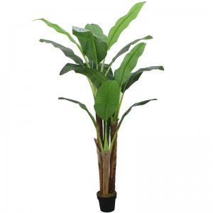 Factory Outlets Artificial Potted Tree - Hot Sale big tree 180cm Artificial banana home for shopping mall indoor & outdoor decoration artificial banana tree – JIAWEI