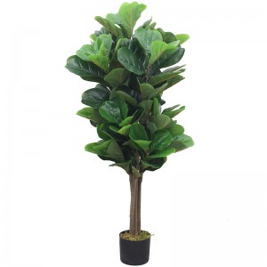 Hot wholesale artificial ficus trees plastic faux tree artificial fiddle leaf fig tree