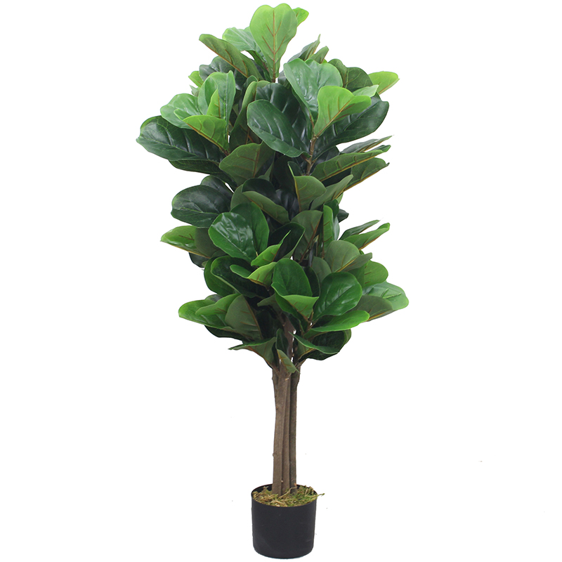 Europe style for Decorative Palm Trees – Hot wholesale artificial ficus trees plastic faux tree artificial fiddle leaf fig tree – JIAWEI