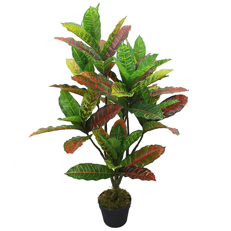 Special Price for Outdoor Topiary Tree -  Artificial potted plants  bosai artificial codiaeum – JIAWEI
