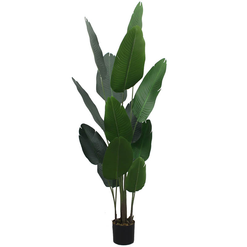 OEM Customized Small Evergreen Trees - Indoor Big tree Fake Bird of Paradise Decoration Plant Plastic Artificial Traveler Banana Tree – JIAWEI