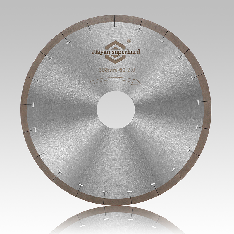 Hot sale  Ceramic Tile Cutting Disc  - 14inch 250/300mm Continuous hot- presssed diamond circular cutting saw blade for cutting ceramic tile – JIAYAN