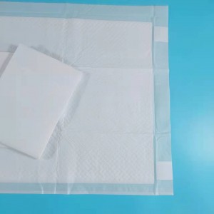 Больничная одноразовая медицинская подкладка для кровати при недержании от производителя с полоской
