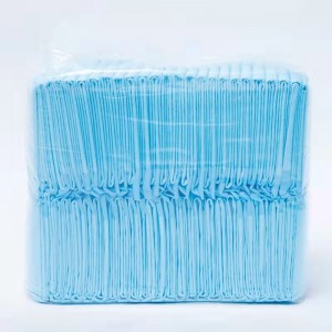 60x60cm 50g mėlynas vienkartinis sugeriantis higienos paklodės šlapimo nelaikymo lova/po naminių gyvūnėlių įklotu