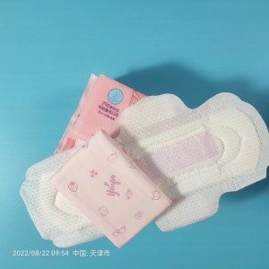 ມື້ທີ່ຖິ້ມໄດ້ ໃຊ້ຜ້າເຊັດມື Cotton Sanitary Napkin Ultra Comfortable Lady Pads