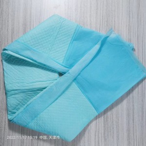 Super absorbency underpad with wings High qualitity disposable incontinence bed sheet