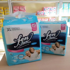 Wholesale maayo nga kalidad nga competitive incontinence hospital disposable adult diapers super absorbency