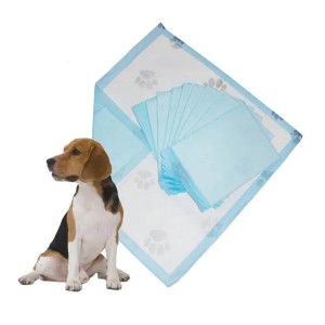Almohadillas absorbentes desbotables para adestramento de cans e cachorros de mascotas de interior