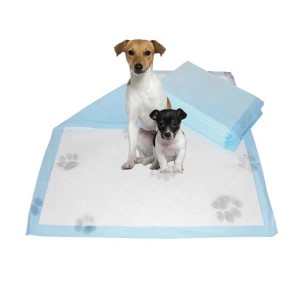 Almohadillas para cachorros de alta calidad, almohadillas desechables para mascotas, almohadillas para perros de entrenamiento de tela suave no tejida súper absorbente para animales