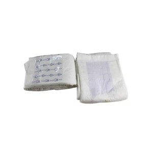 Produtos para incontinência fornecem fraldas descartáveis ​​para adultos tipo guia de fita cuecas abertas com marcação ISO13485