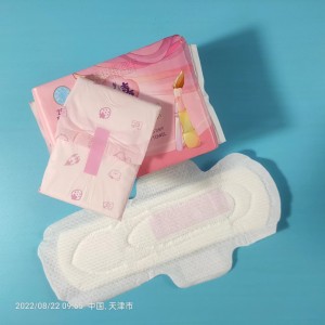 Anion Sanitary Napkin Cotton Non Saƙa da masana'anta Super Absorbency Sanitary Pads
