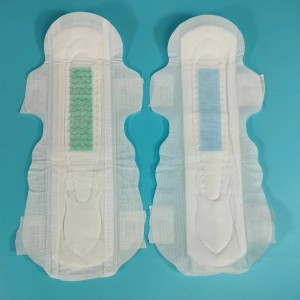 Weggooibare menstruasiekussings vir vroue gebruik sanitêre doekies Wings Style vroulike sanitêre doekies
