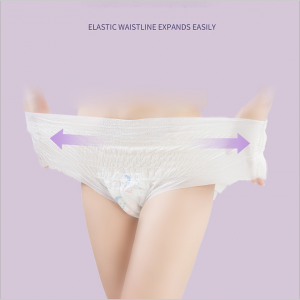 Directo de fábrica proporciona ropa interior desechable para el período de las bragas menstruales de los pantalones del pañal de las mujeres
