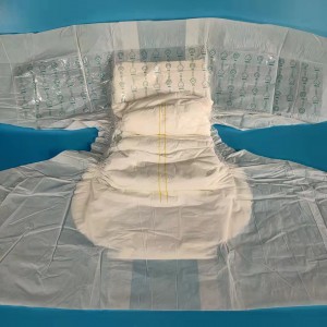 Economic organic fabric ultra thick disposable PP type adult diaper/ lingerie/women lingerie