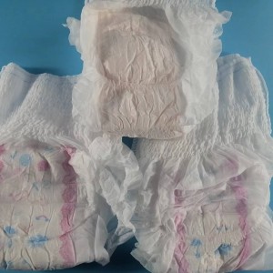 Moterų periodo saugos apatiniai kvėpuojantys vienkartiniai higieniniai servetėlės ​​Menstruacinės kelnės Kelnaitės
