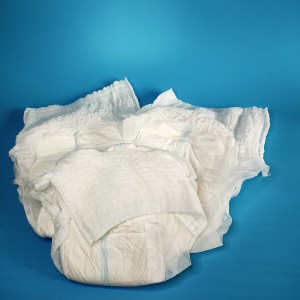 Wholesale Price Adult Diaper Pants Incontinence Underwear Diaper with Magic Tapes