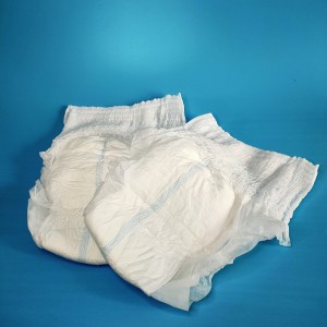 လက်ကားဈေး သက်ကြီး Diaper Pants Incontinence Underwear Diaper with Magic Tapes