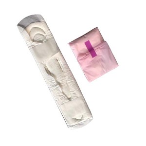 Sanitary Pads 350mm With Structure Pulp Wrapped Absorbent Paper