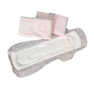 Super Long Night With 385MM Best Quality Cotton Sanitary Napkins Winged Lady Pad Brand Name Made In China Sanitary Napkins