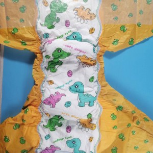 Pinakamahusay na kalidad Presyo ng pabrika Disposable abdl adult diapers customized na disenyo na may mataas na likidong pagsipsip ng komportableng ibabaw