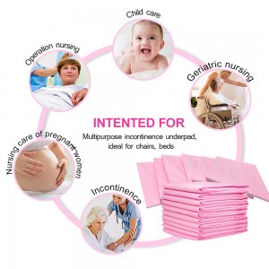 Фабрична директна продажба на бебешка подложка за повиване Подложки за еднократна употреба с висока абсорбция за бебета