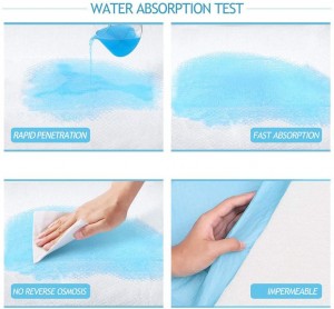 ລາຄາສົ່ງໂຮງງານ underpad ກັບ super absorbency linen ທາງການແພດ savers ຕົວຢ່າງຟຣີສໍາລັບ pad ຕຽງການດູແລພະຍາບານ
