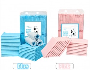 Wholesale factory price dog pee pad na may super absorbency disposable puppy pad para sa dog training libreng sample pad