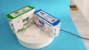 Fenrou bilind-kalîteya germ firotana Lady Sanitary Pad Disposable Cotton Sanitary Pkin Manufacturer
