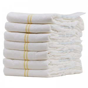 ໂຮງງານຜະລິດລາຄາທີ່ແຂ່ງຂັນສໍາລັບຜູ້ໃຫຍ່ diaper tape disposable diaper ສໍາລັບການດູແລພະຍາບານທີ່ມີ super absorbency ຟຣີຕົວຢ່າງ