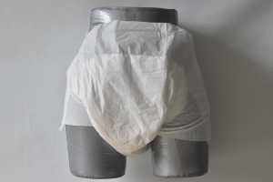 ผู้ผลิตจีนใหม่มืออาชีพ Quick Dry Fluff Pulp ผ้าอ้อมผู้ใหญ่ไม่หยุดยั้งผ้าอ้อมผู้ใหญ่สีขาว