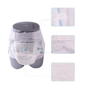 Hot Sale English Package of Adult Diaper with Super Absorbency តម្លៃថោកសមរម្យសម្រាប់មនុស្សពេញវ័យ