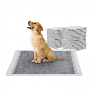 Wholesale disposable bamboo charcoal pet training pad with super absorbency factory price dog pee pad free sample