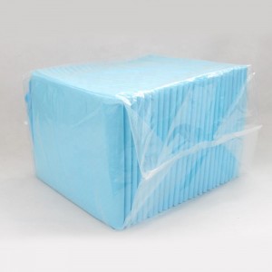 Underpad with 2 long adhesive strips disposable medical bed pad with super absorbency incontinence pad free sample