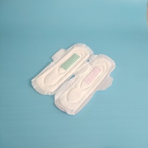 Super Absorbent 245mm Dry Surface Sanitary Pad Breathable Women Pad